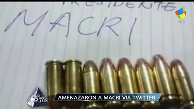 El escalofriante video donde amenazan de muerte a Macri con balas El escalofriante video donde amenazan de muerte a Macri con balas