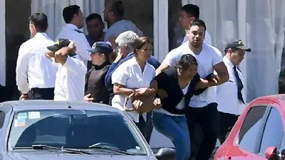 Enojo de los familiares de los tripulantes con el Gobierno tras la reunión con Aguad Enojo de los familiares de los tripulantes con el Gobierno tras la reunión con Aguad