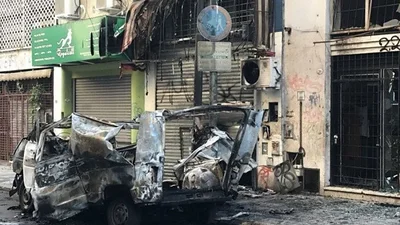 Sospechosa explosión de una camioneta en las cercanías del Congreso Sospechosa explosión de una camioneta en las cercanías del Congreso