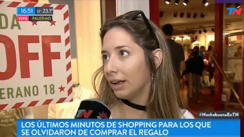 Una movilera de TN vivió un incómodo momento en la previa de navidad