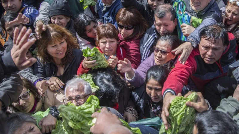 Preparan un "verdurazo" para ayudar a los jubilados por el recorte en sus jubilaciones