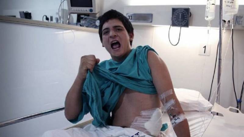 Habló el joven que fue atropellado por la Policía en la represión del Congreso
