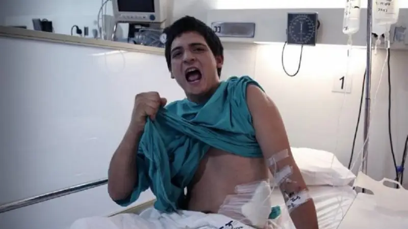 Habló el joven que fue atropellado por la Policía en la represión del Congreso