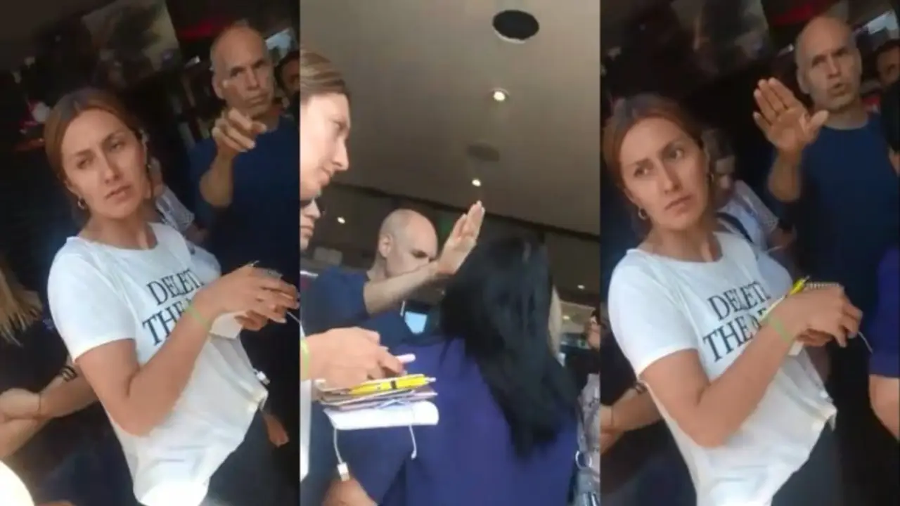 Supuestos policías escrachan a Larreta en Mataderos: "Me dejaste sin trabajo"