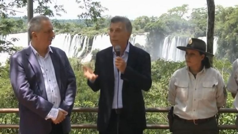 La patinada de Macri al intentar explicar qué es un parque nacional