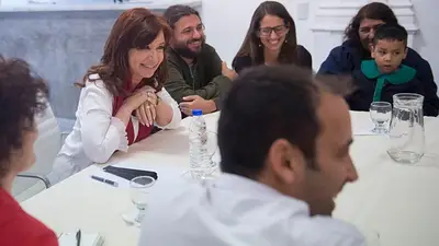 La reunión de Cristina Kirchner con Juan Grabois y los miembros de Patria Grande La reunión de Cristina Kirchner con Juan Grabois y los miembros de Patria Grande