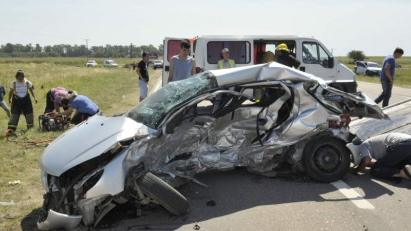 Navidad fatal: seis muertos y más de 40 heridos en tres accidentes de tránsito