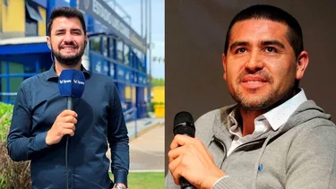 El tenso cruce de Riquelme con Tato Aguilera