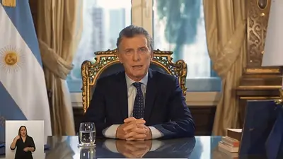 Mauricio Macri se despidió del Gobierno con una cadena nacional y realizó un insólito balance de gestión Mauricio Macri se despidió del Gobierno con una cadena nacional y realizó un insólito balance de gestión