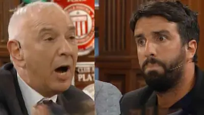 Flavio Azzaro y Mauro Viale se pelaron en Polémica en el Bar por Juan Román Riquelme Flavio Azzaro y Mauro Viale se pelaron en Polémica en el Bar por Juan Román Riquelme