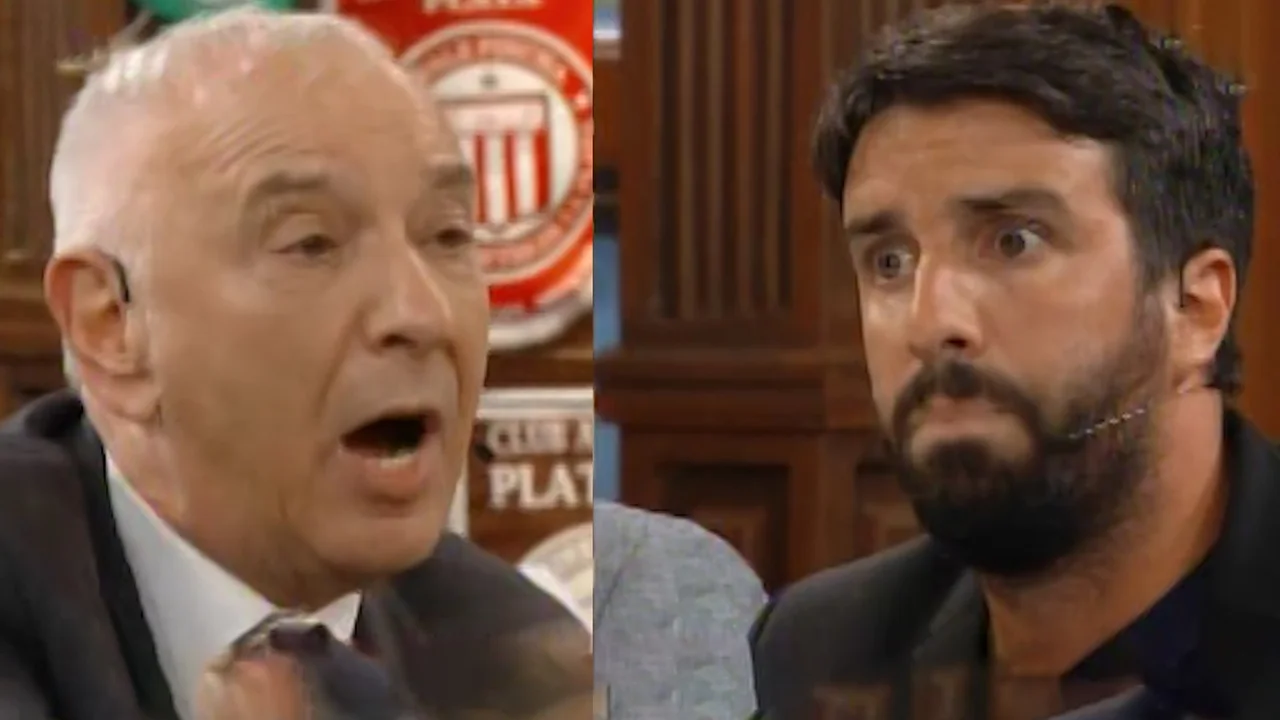 Flavio Azzaro y Mauro Viale se pelaron en Polémica en el Bar por Juan Román Riquelme