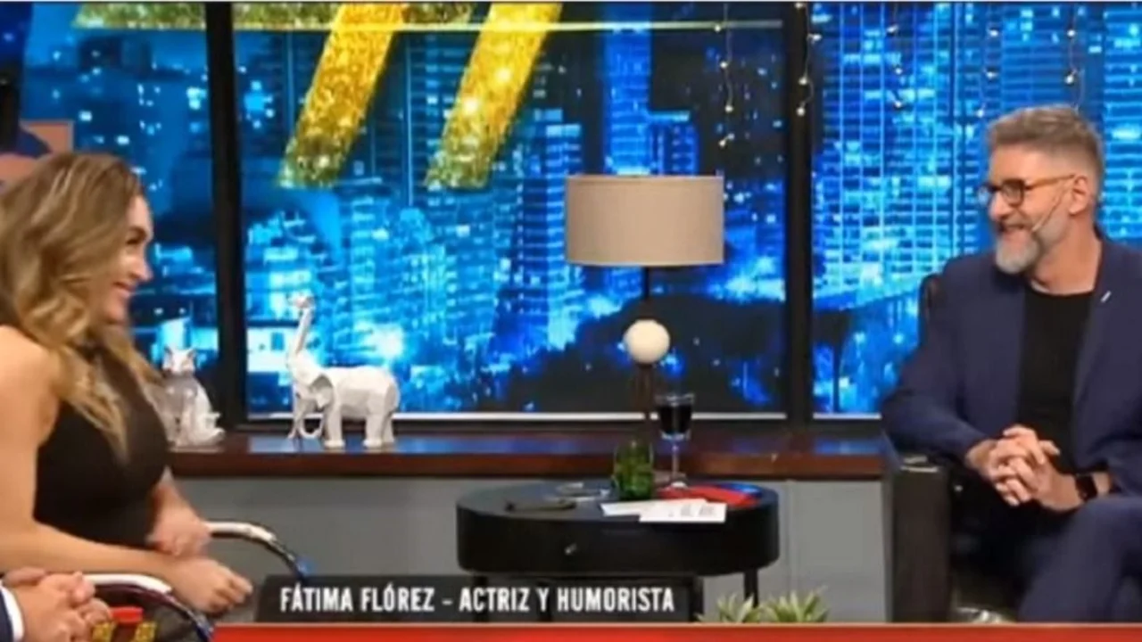Fátima Flores imitó a Cristina Kirchner y chicaneó a Luis Novaresio