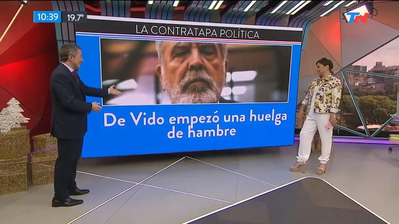 TN se burló de Julio De Vido y llamó "dieta" a su huelga de hambre