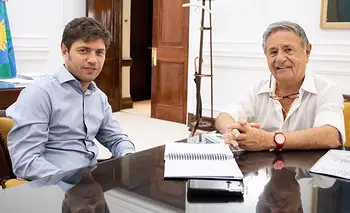 Duhalde se reunió con Kicillof y le ofreció su "experiencia"