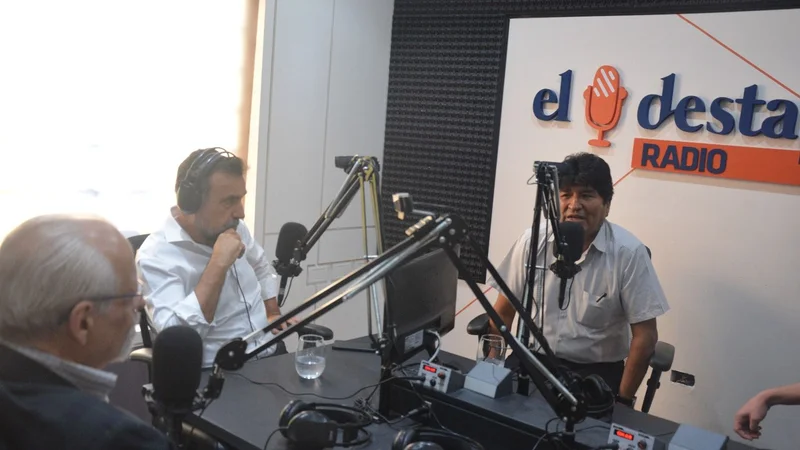 Evo Morales denunció un atentado en su contra 