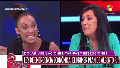 Tremendo cruce entre Ernestina Pais y una senadora PRO en Intratables: "Caradura" Tremendo cruce entre Ernestina Pais y una senadora PRO en Intratables: "Caradura"