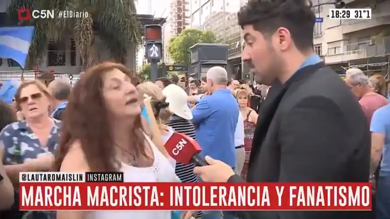 Delirante teoría de militante macrista en C5N sobre supuestos hechos de corrupción de Cristina Kirchner