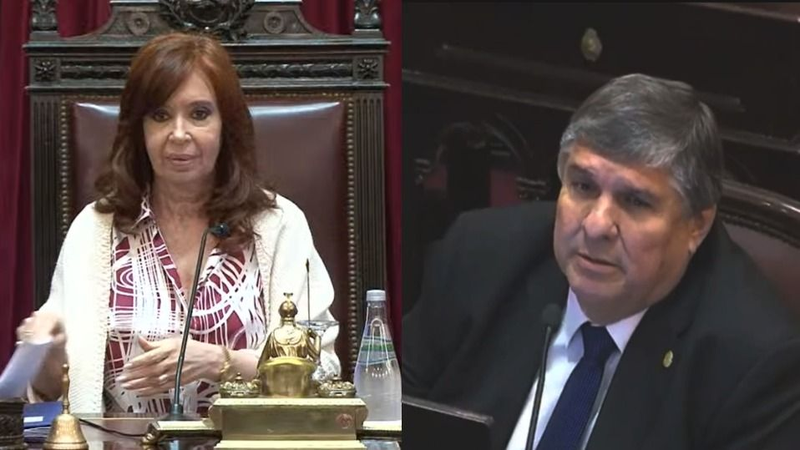 Cristina Kirchner retó a José Mayans en el Senado por no llamarla "Presidenta" y le dijo "machista"
