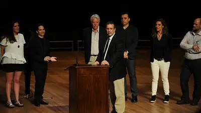 Con el CCK colmado, Tristán Bauer celebró la nueva etapa del Ministerio de Cultura Con el CCK colmado, Tristán Bauer celebró la nueva etapa del Ministerio de Cultura