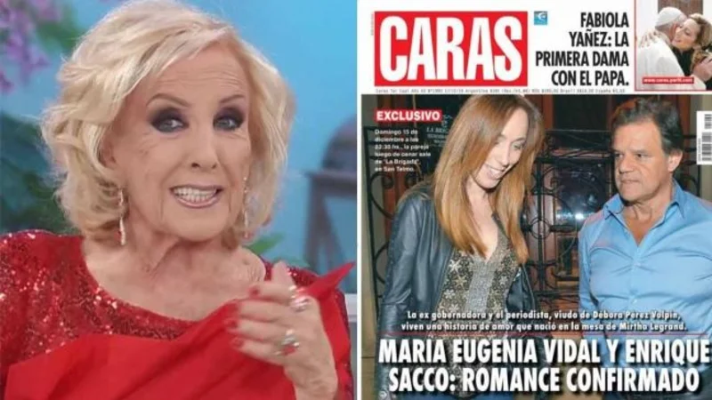 Mirtha Legrand reveló detalles del noviazgo de María Eugenia Vidal y Enrique Sacco y reveló qué le dijo la ex gobernadra