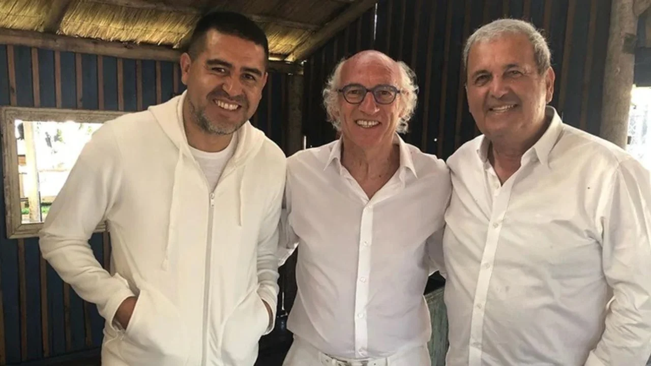 Así fue el reencuentro de Riquelme y Bianchi tras convertirse en dirigente de Boca