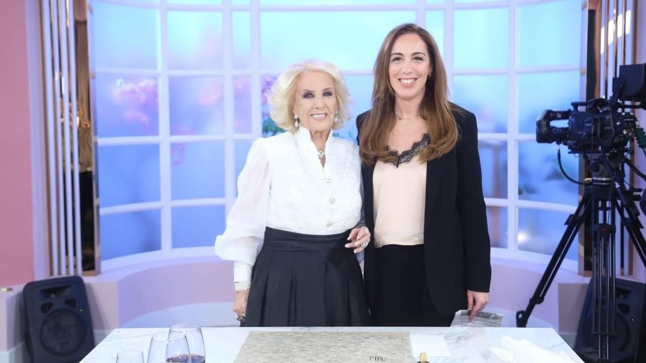 El mensaje de María Eugenia Vidal a Mirtha Legrand por el romance con 'Quique' Sacco