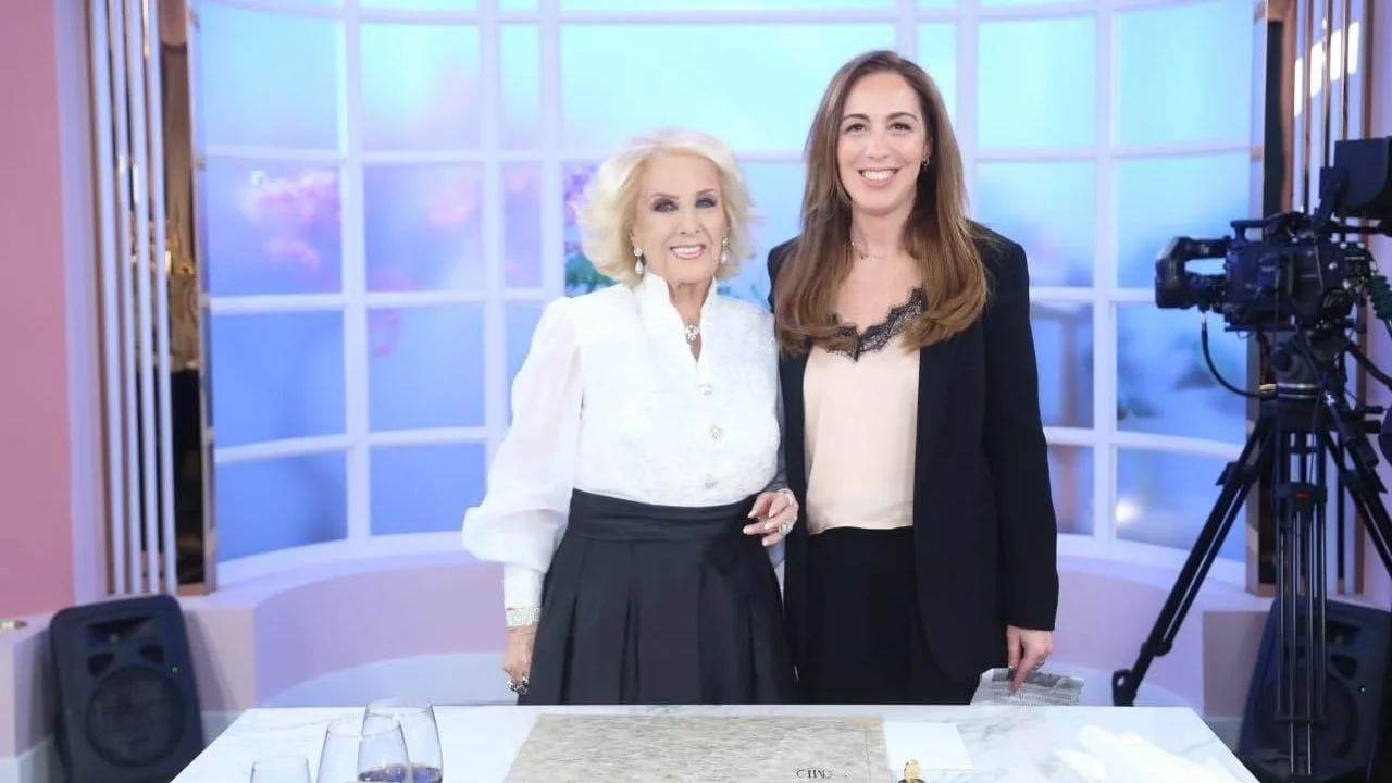 El mensaje de María Eugenia Vidal a Mirtha Legrand por el romance con 'Quique' Sacco
