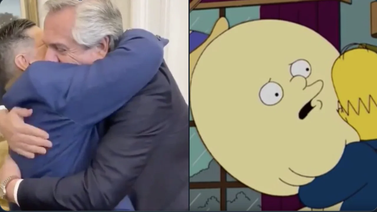Los memes por la visita de Diego Maradona a Alberto Fernández en la Casa Rosada