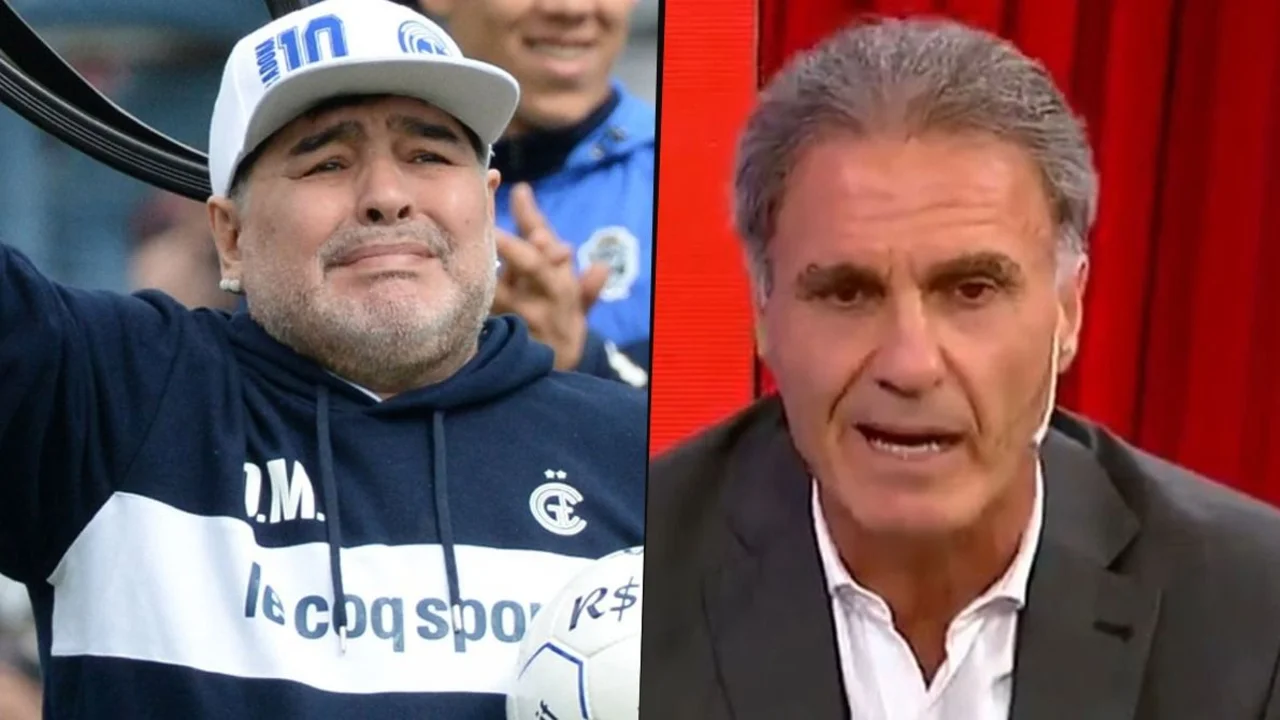 Diego Maradona y Oscar Ruggeri