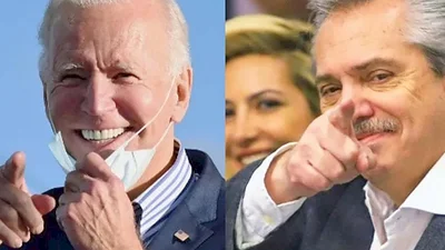 Biden y Alberto Fernández Biden y Alberto Fernández