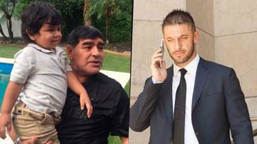 Acusan a Morla de hacerle "una canallada" a un hijo de Maradona