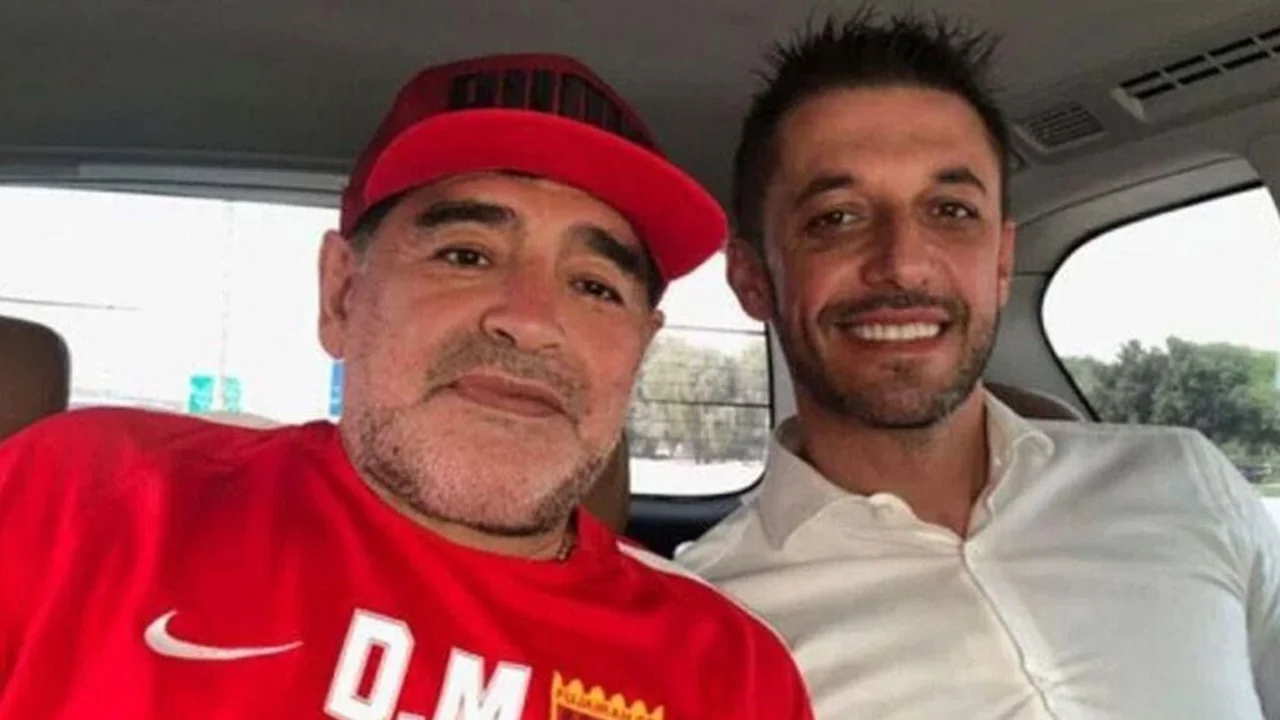 Diego Maradona y Matías Morla