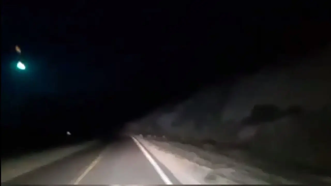 Video: así cayó un meteorito en Neuquén