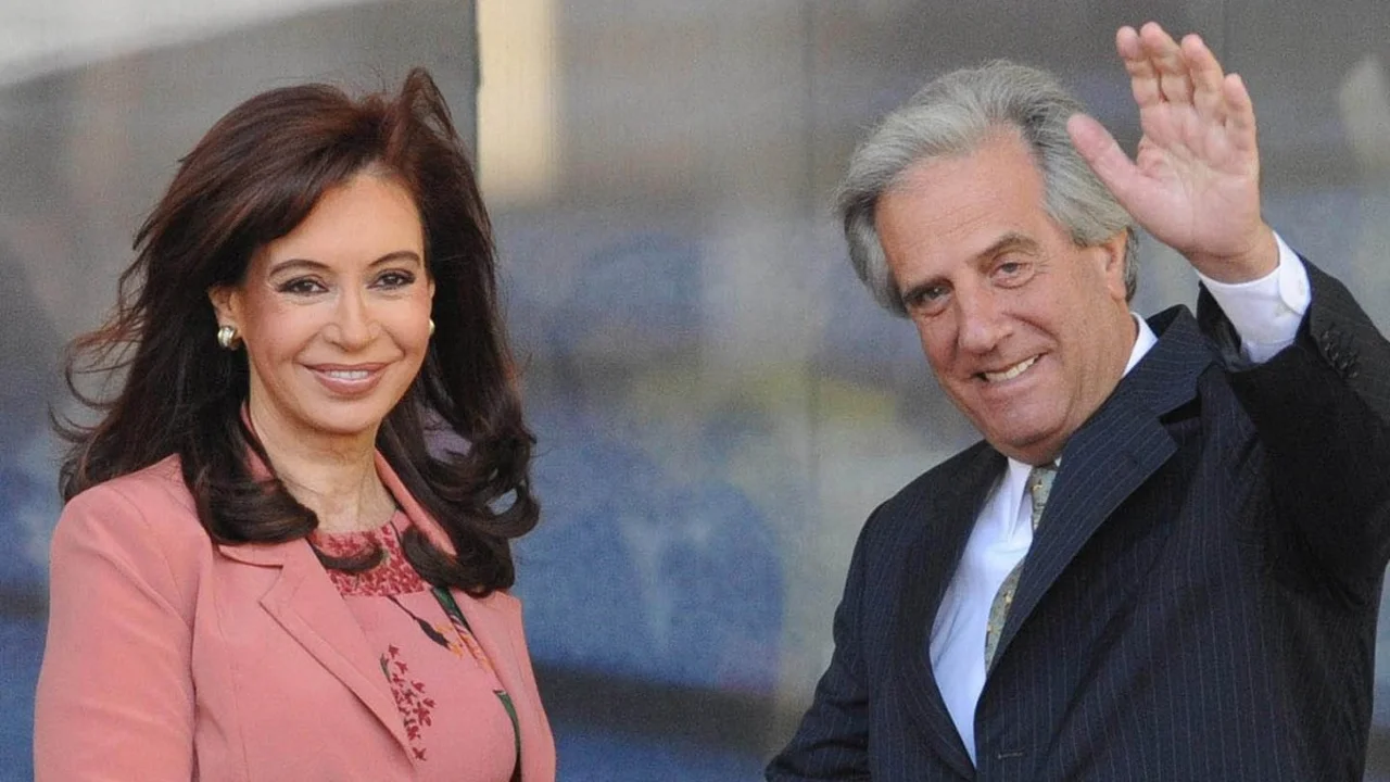 El mensaje de Cristina Kirchner por la muerte de Tabaré Vázquez