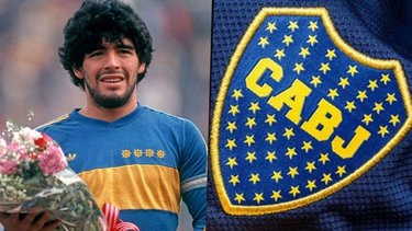 En Boca piden cambiar el escudo por Maradona: cómo sería