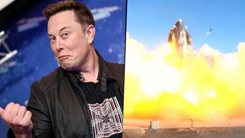 Elon Musk y el cohete SpaceX explosión