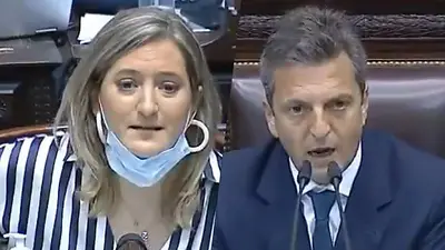 Massa paró en seco el discurso de una diputada 'pro vida': "Es un disparate" Massa paró en seco el discurso de una diputada 'pro vida': "Es un disparate"