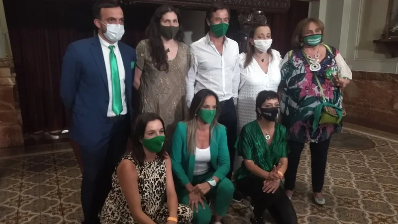 "Aborto legal en el hospital": funcionarios esperaron la votación a puro canto