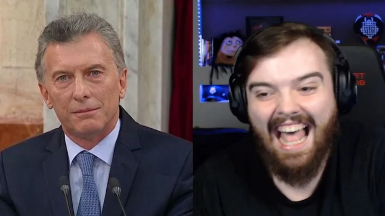 "Le salen muy bien las cagadas": Ibai reaccionó a los mejores bloopers de Macri