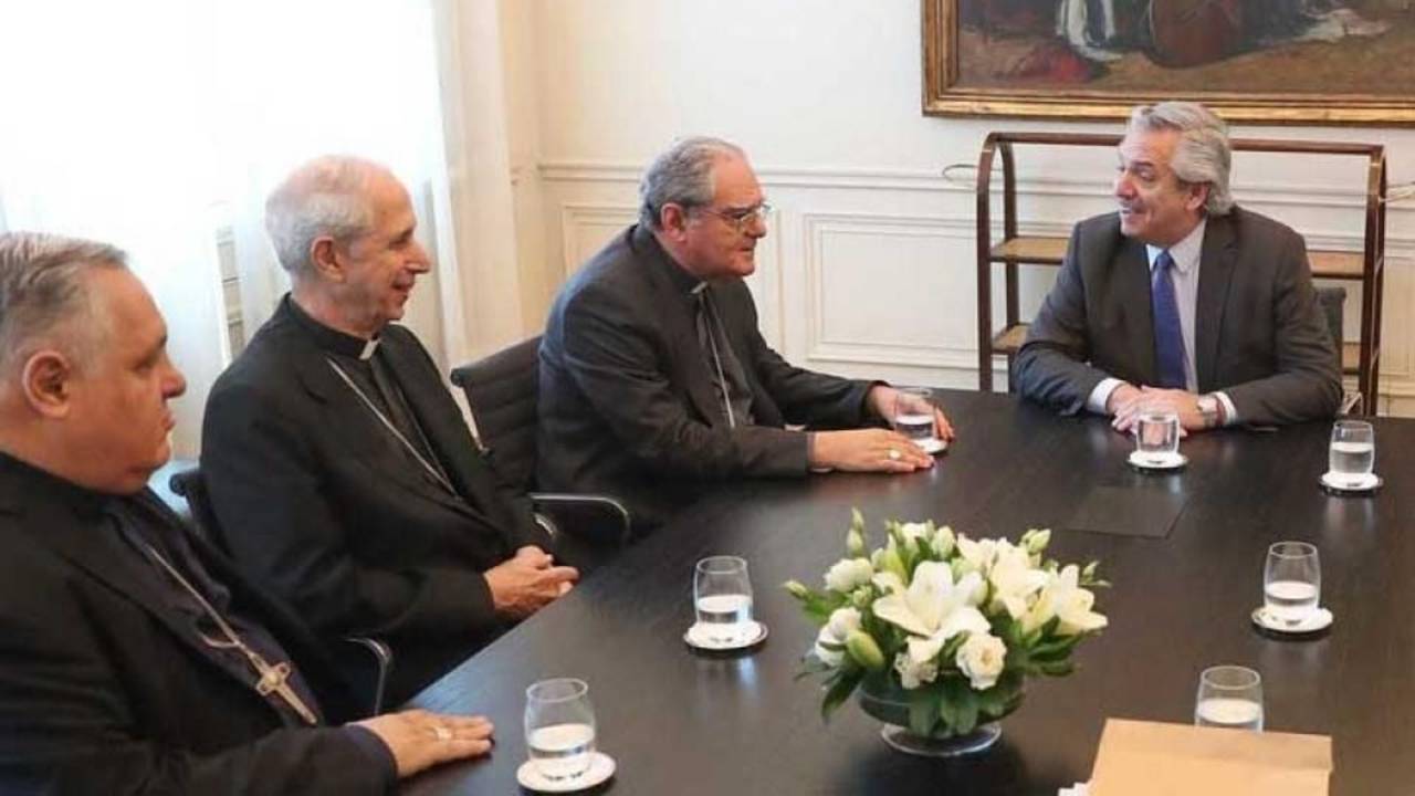 Aborto legal: enojo de la Iglesia con Alberto Fernández