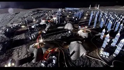 Las increíbles imágenes que muestran cómo sería la primera ciudad en la Luna Las increíbles imágenes que muestran cómo sería la primera ciudad en la Luna