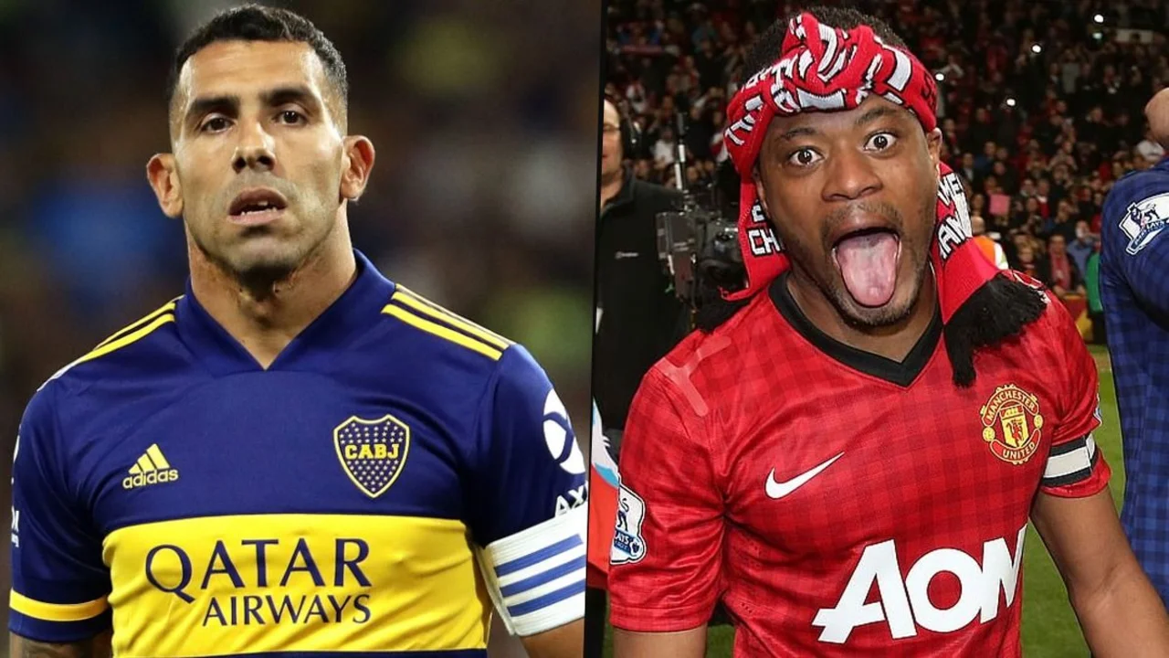 Carlos Tevez y Patrice Evra, la broma y la foto que se hizo viral