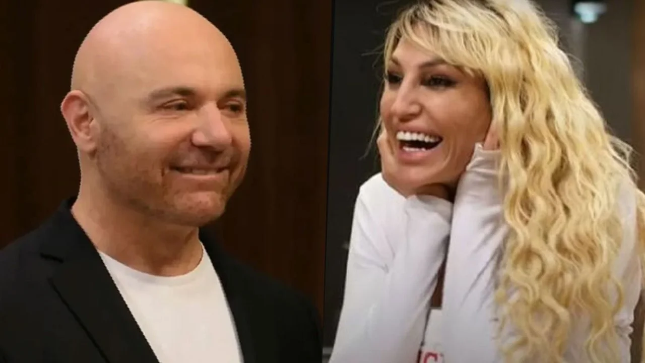 Germán Martitegui y Vicky Xipolitakis en MasterChef Celebrity