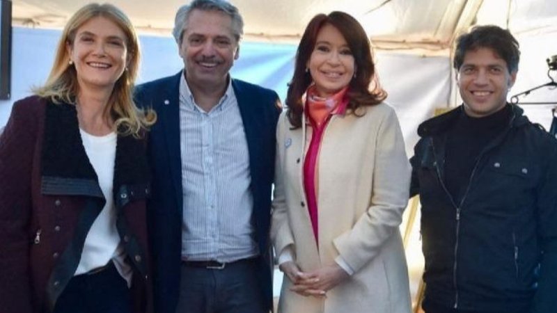 Magario, Alberto, Cristina y Axel