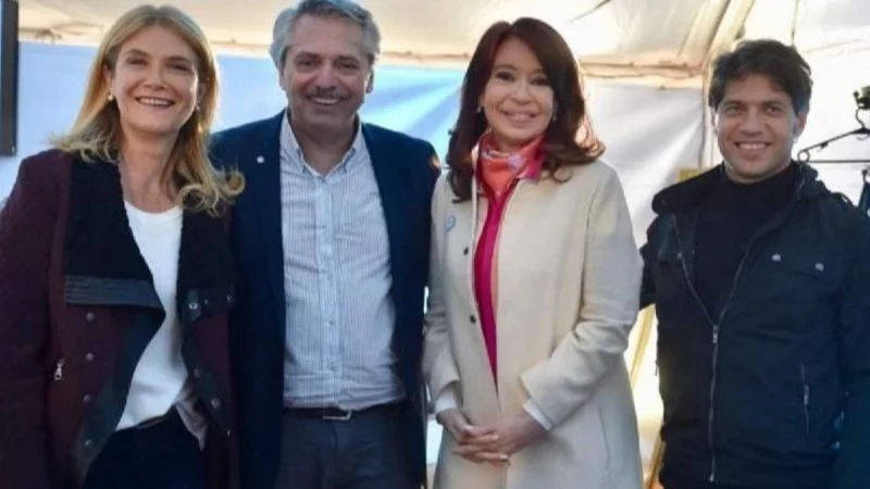 Magario, Alberto, Cristina y Axel