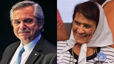 "Gracias por dejarme representarlas": la emoción de Alberto Fernández al colocar el pañuelo blanco en el velorio de Diego Maradona "Gracias por dejarme representarlas": la emoción de Alberto Fernández al colocar el pañuelo blanco en el velorio de Diego Maradona