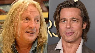 Rubén el Pollo Sobrero y Brad Pitt Rubén el Pollo Sobrero y Brad Pitt