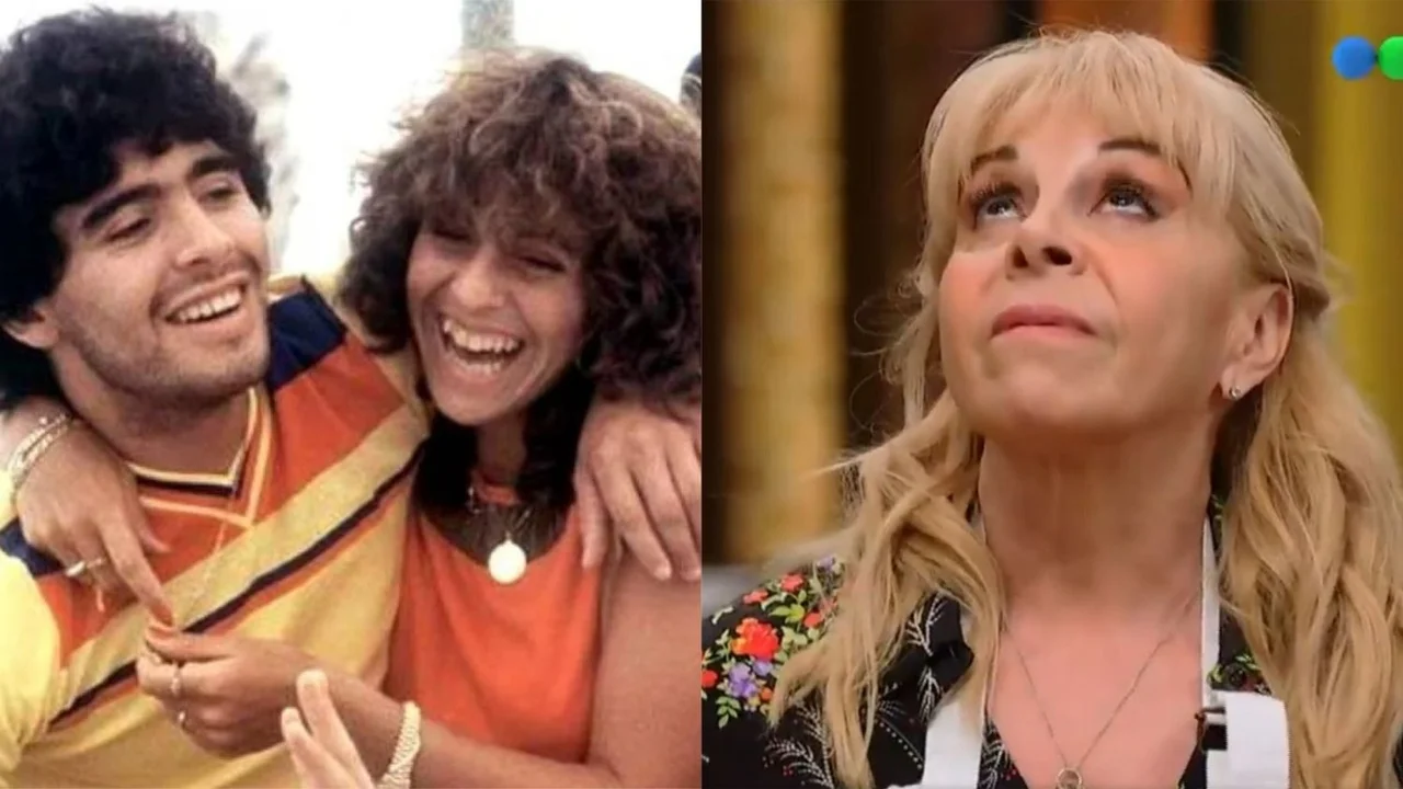 Claudia Villafañe y Diego Maradona