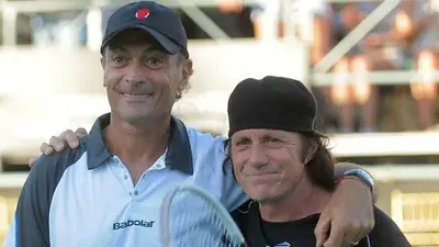 Batata Clerc y Guillermo Vilas Batata Clerc y Guillermo Vilas