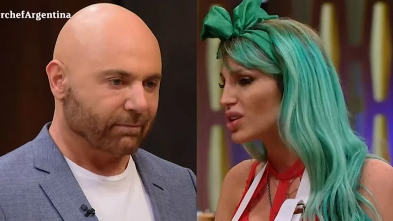 Germán Martitegui y Vicky Xipolitakis se pelean en MasterChef Celebrity
